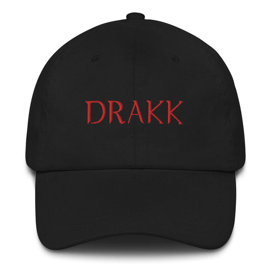 DRAKK Dad Hat Red
