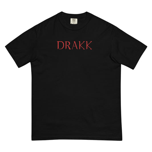 DRAKK Unisex Heavyweight T-shirt Red
